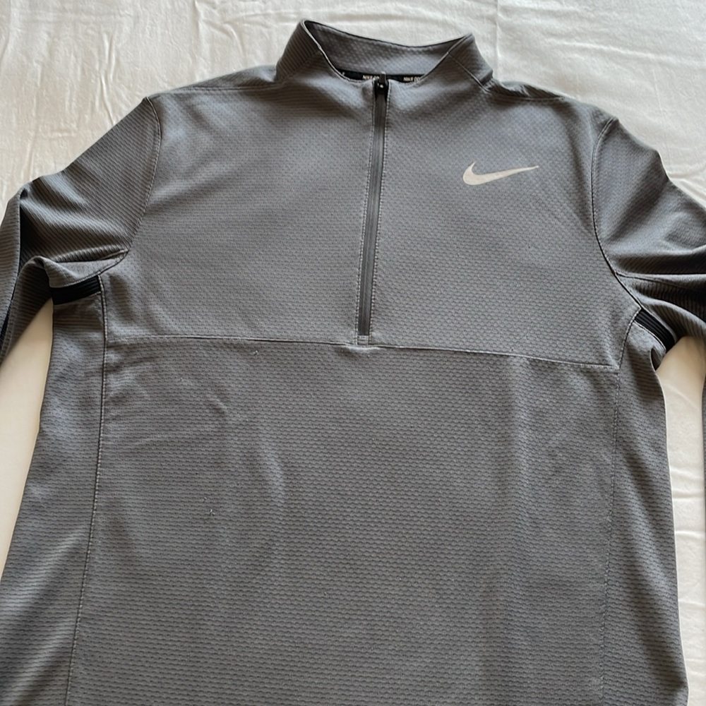 NY Knicks Nike Gray Performance Athletic Jacket Knicks Nike golf